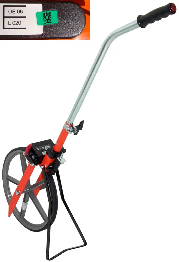 Tahometru rulant cu roată cu spiţe, calibrat, cu cârlig pentru depozitare, Z6926002GE