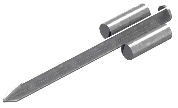 Ţăruş de fixare, ascuţit, pentru gardul mobil, Z7007100
