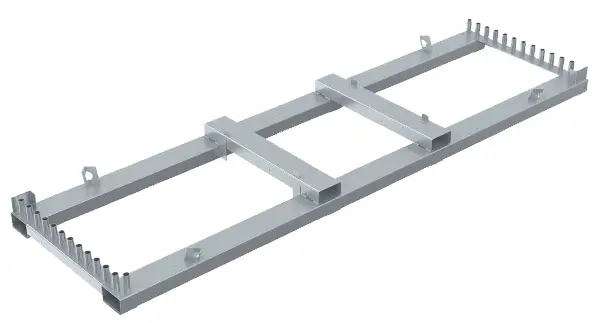 Palet pentru transport, TP 25, 3,55 x 1,18m, pentru gard mobil, Z7021143