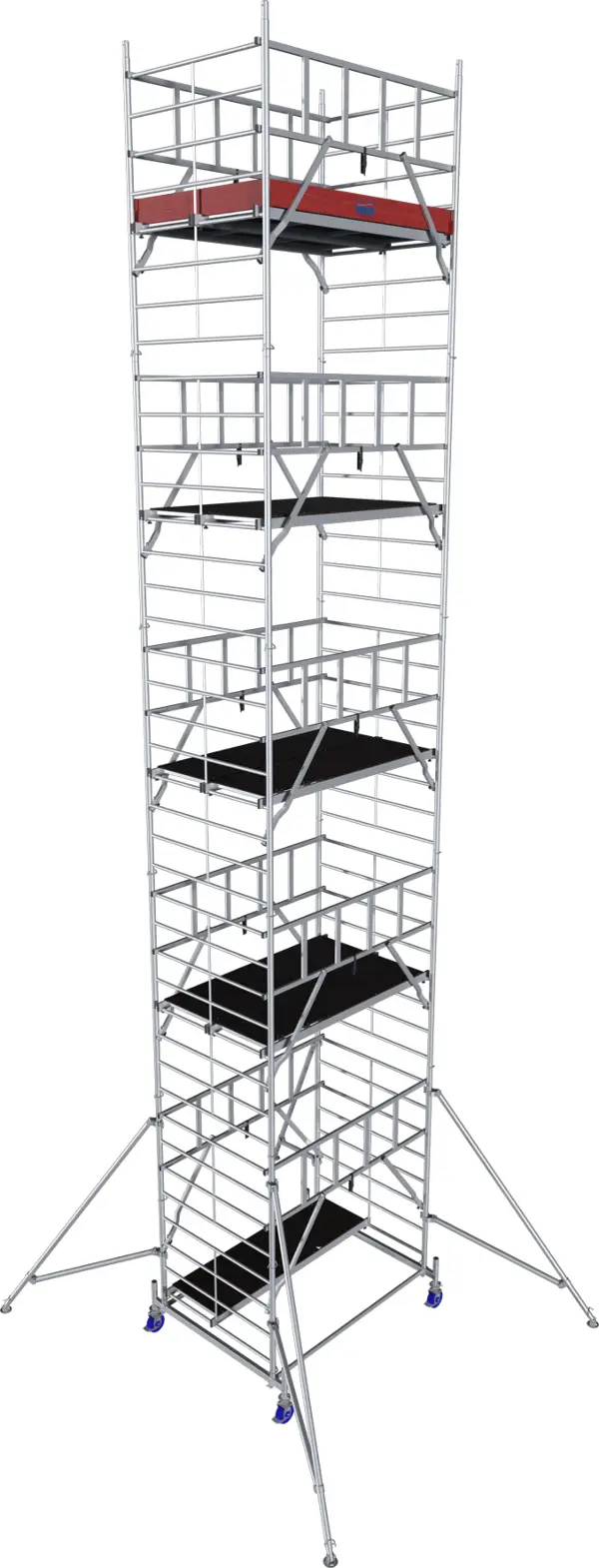 Alu-Rollgerüst KRAUSE® MONTO® PROTEC® XXL Breitaufbau 2,00x1,20m, AH= 11,30m, Z945181