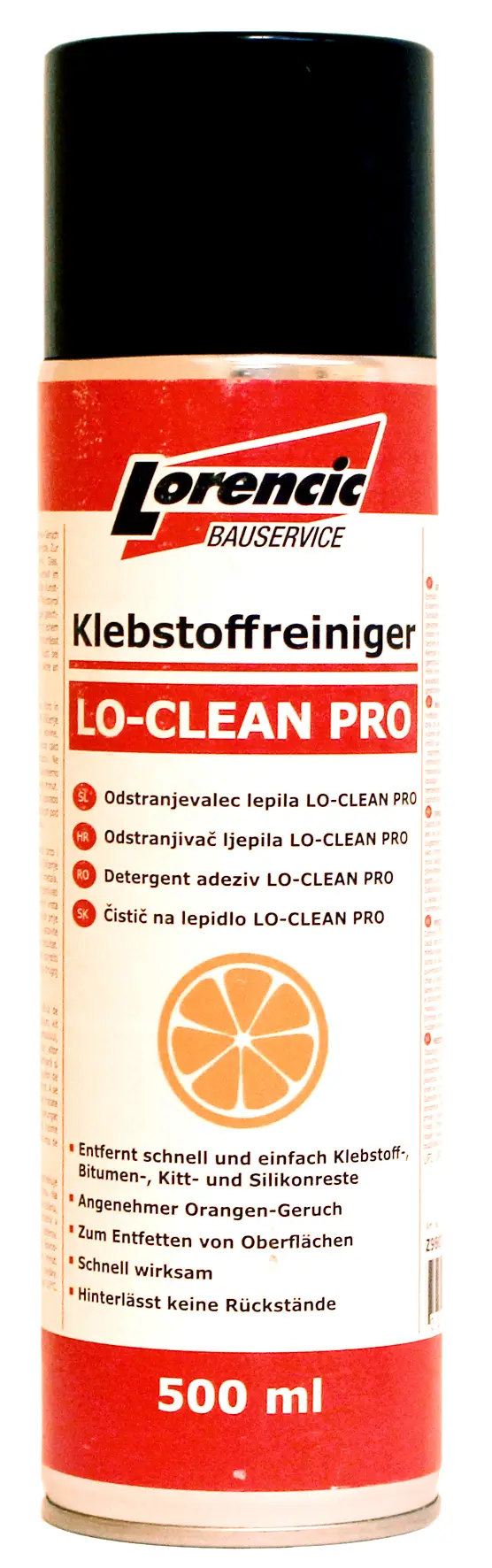 =§= Klebstoffreiniger LO-CLEAN PRO 500ml 12Stk/Kart 75Kart/Pal, Z980702LO