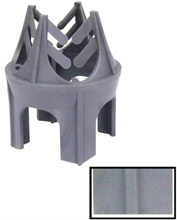 Distanţier-turn cu 4 picioare, 25mm, 6-20, cu picior plat, 500 bucăţi/sac, 3 saci/pachet, 8 pachete/palet, ZATVF25