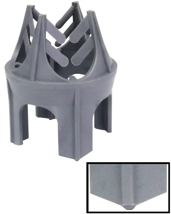 Abstandhalter 4-Fuß 25mm 6-20 spitzer Fuß 500Stk/Sack 3Sack/Ü-Sack 8Ü-Sack/Pal, ZATVS25