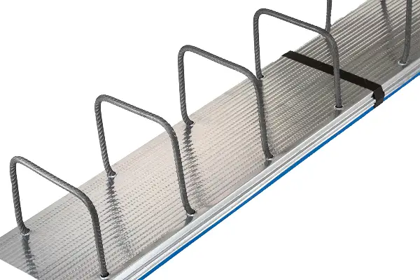 Bewehrungsanschluss Plexus zweireihig 10/150, Länge 1,25m, 4Stk/Bund 20Bund/Pal, ZBK101515H