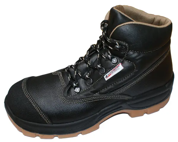 Bocanc de protecţie pentru construcţii, negru, cu gleznă susţinută, EN 20345 : 2011 S3, mărime 44, ZCE5744