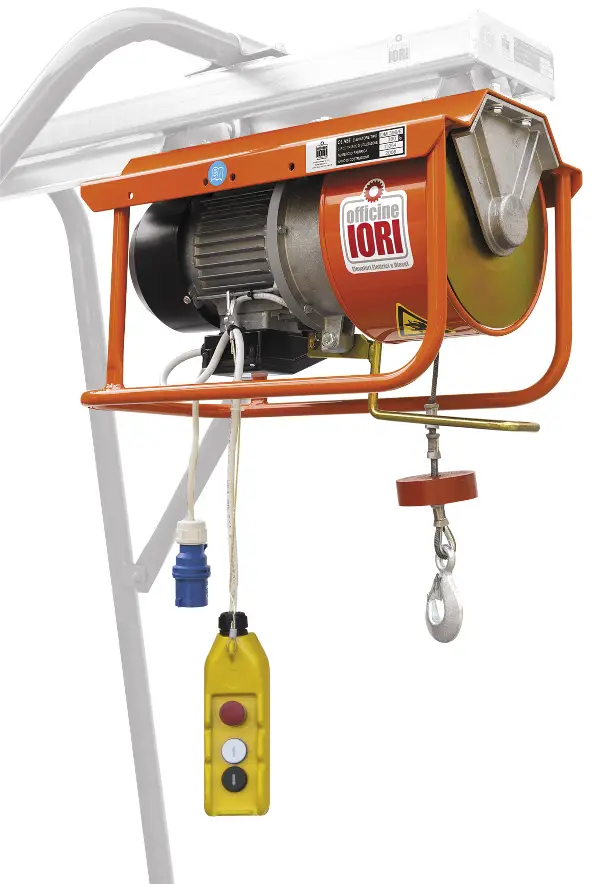 Hebeaufzug IORI DM300E 230V 300kg Tragkraft 25m Seillänge, ZDM300E