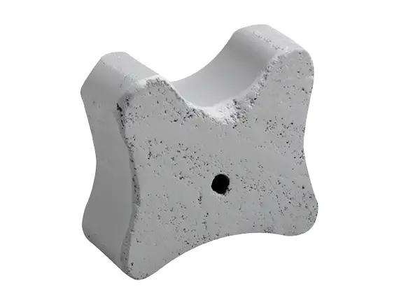 Faserbetonknochen VARIO o. Draht 45/55/60mm Schnittbreite 28mm 125Stk/Sack 40Sack/Pal, ZFBEK45