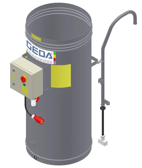 Oală pentru cablu, cu cablu atârnat, pentru înălţime de transport de 50m, GEDA 500Z/ZP 2, ZG1088