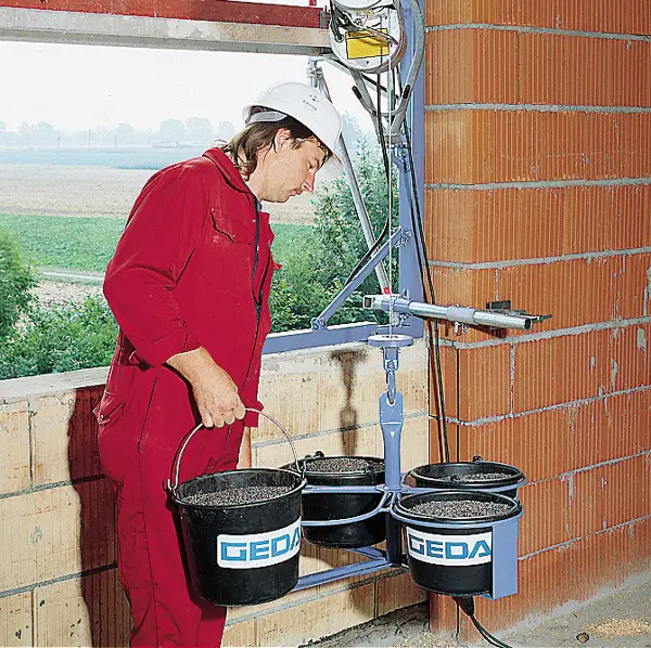 Element portant GEDA pentru 4 găleţi (rotunde/ovale), ZG1811