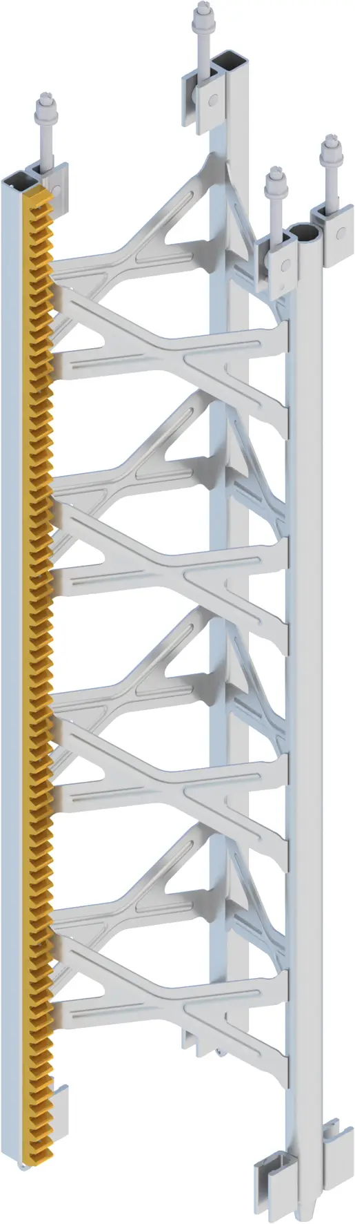 Stahlmast GEDA UNI-X-MAST 1,5m, feuerverzinkt, für GEDA 500Z, 500Z/ZP 2, ZG3350