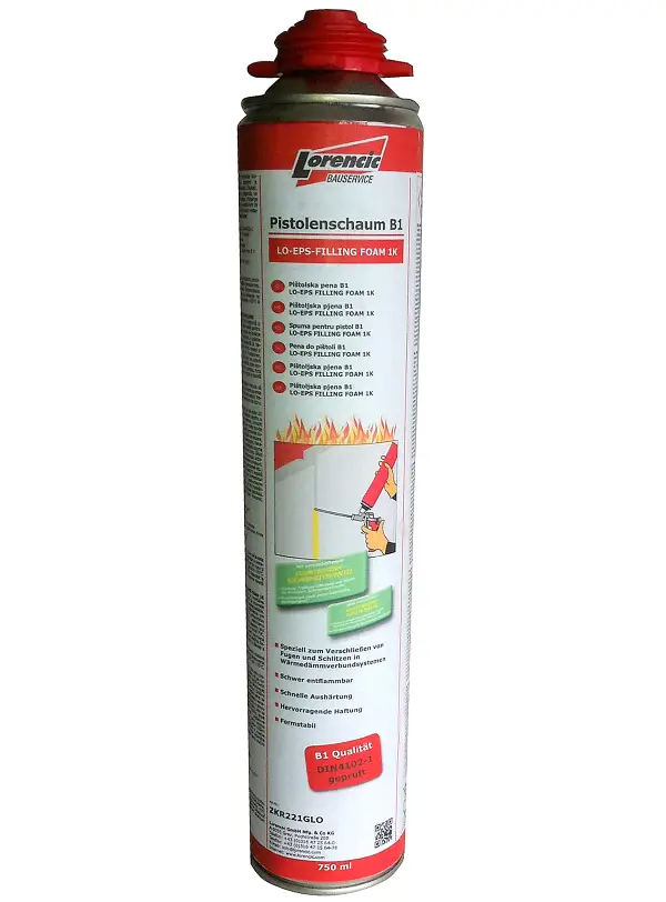 =§= Spumă pistol B1 LO-EPS-FILLING-FOAM 1K 750ml 12buc/cut 70cutii/pal, ZKR221GLO