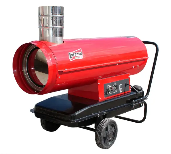 Turbină cu aer cald LE120, 34,1 kW / 230V / 50Hz (tun de încălzire pe ulei), 6 bucăţi / palet, ZLE120LO