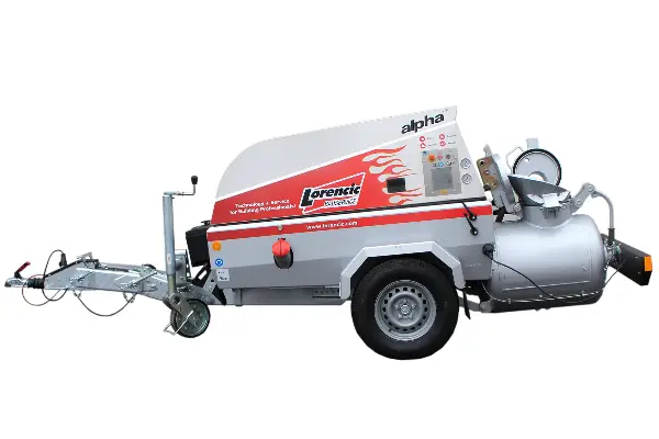 Estrichpumpe BMS ALPHA CR Standard Silosteuerung BAUMIT W/NÖ mit 2 Deckeln, ZLO11ACRSILST