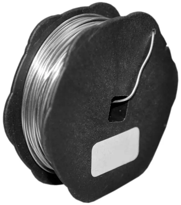 Fir de tăiat de rezervă pentru aparate de tăiat polistiren, 0,65mm, 14 m/rolă, bobină din plastic, ZSDL06TIS