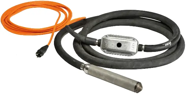 Vibrator intern pentru beton LAIER, de înaltă frecvenţă, diametru 42mm, cu convertizor de frecvenţă integrat, 230V, ZUL42