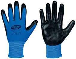 Manusi fine textile PROFILGRIP STRONGHAND®, albastre, EN388, Gr. 10, VPE120, Z058210