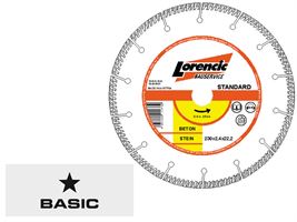 Pânză-ferăstrău diamantată Standard, pentru beton/granit, C3R, 230 x 2,4 x 22,23mm, galbenă, TYROLIT, Z12133