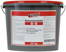 Betonkontakt B – 8, roşu, 22 kg/găleată, 24 găleţi/palet, ***Pericol de îngheţ începând cu 0°C***, Z1222