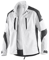 Bundjacke KÜBLER ACTIVIQ weiß/anthrazit 270 g/m² Gr. S, Z12501097S