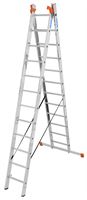 Vielzweckleiter Alu KRAUSE® MONTO® 3x12 Sprossen 4,35-8,60m, Treppenf., Gew. 27,5kg, Z129789