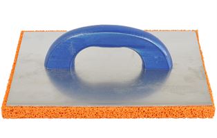 Reibebrett Alu mit Schwammgummi orange grob 320x220mm, Z20300320