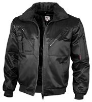 Jachetă pilot QUALITEX, neagră, 265 g/m², mărime XXL, Z23618XXL