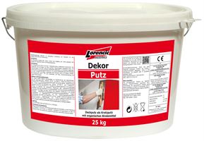 Dekor-Putz Kratz 1,5mm, farbig, Verbrauch 2,5kg/m², 25kg/Kübel, 32Kübel/Pal, Z2509125LO