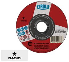 Trennscheibe Stahl "superdünn" 41, 115x1,0x22,23mm gerade A60R-BFB INOX TYROLIT, Z34332868