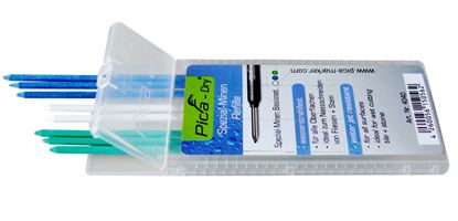 Minen-Set wasserstrahlfest 8-tlg (grün,weiß,blau) für PICA-DRY Lochmarker, Z40946