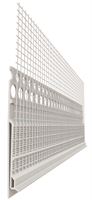 PVC-Blechanschlussprofil m. WDVS-Gewebe Steckverb. 2,5lfm/Sta VPE25 = 62,5lfm 40Kart/Pal, Z43749250LO