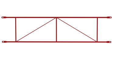 Balustradă dublă, modul, 32G, 2,50m, vopsită, 10kg, Z48132