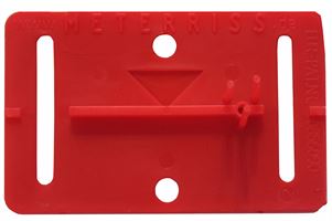 Plachetă de marcaj al cotelor RS21R roşie, autoadezivă, cu pensulă, UA 200 buc./pachet, Z700021RS