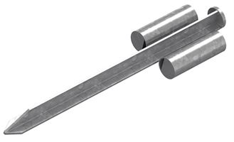 Ţăruş de fixare, ascuţit, pentru gardul mobil, Z7007100