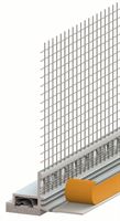 Profil pentru tencuială şi de protecţie, cu ţesătură WDVS 3D standard, 2,4 ml/bară, UA25 = 60ml, 40 cutii/palet, Z924