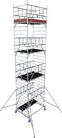 Alu-Rollgerüst KRAUSE® MONTO® PROTEC® XXL Breitaufbau 2,00x1,20m, AH= 9,30m, Z945167