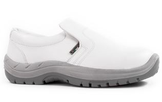 Sicherheits-Slipper PLUTONE, weiß, nieder, EN ISO 20345:2011 S2 SRC, Gr. 41, ZCE1141