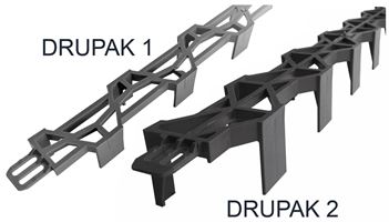 Distanţier DRUPAK 1, 20mm, fără PVC, 2 ml/bucată, îngropat, 100 ml/legătură, 60 legături/palet, ZDPF20200