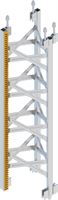 Stahlmast GEDA UNI-X-MAST 1,5m, feuerverzinkt, für GEDA 500Z, 500Z/ZP 2, ZG3350