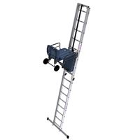 Akku-Leiter-Lift GEDA Perfect ohne Akku, inkl. Leiter 4,5m, Lastbühne, Kopfteil etc., ZG65904
