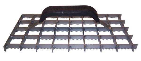 Rabot cu gratii, dinţat, 280 x 140mm, UA5, Z0772502