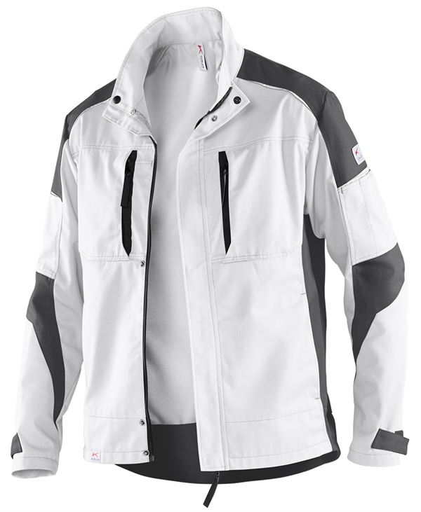 Bundjacke KÜBLER ACTIVIQ weiß/anthrazit 270 g/m² Gr. S, Z12501097S