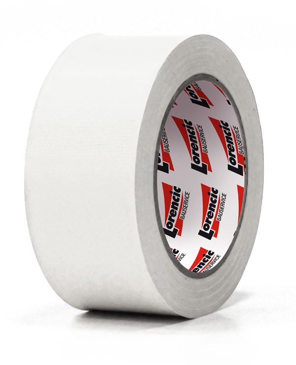 Bandă adezivă profesională din PVC, cu striaţii, albă, 48mm x 33m, UA36 ! Nu răspundem pentru urme!, Z16058LO