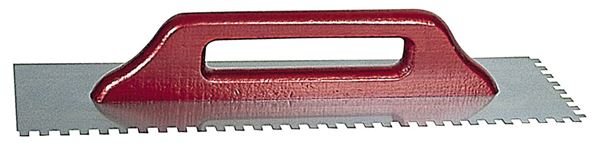Gletuitor profesional 500x130x0,7mm, E6, inox, dinţat - mâner înşurubat UA25, Z1748306