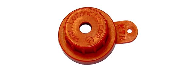 Duză pentru aparat de tencuit, de 12mm, specială, rosie, conica, Lorencic, Z190801S-LO