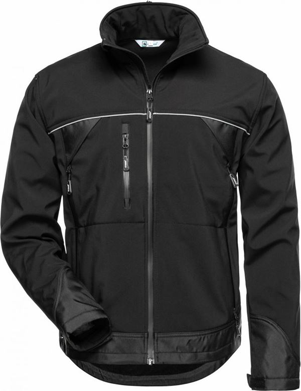 Jachetă Softshell ALPHA ELYSEE®, negru/negru, Măr. XXL, UA10, Z20001XXL