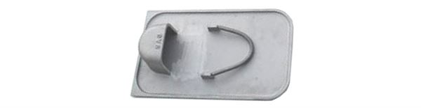 Glättschuh Alu ohne Feder, Z2032OF