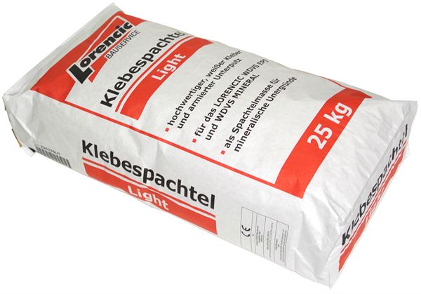 Masă de şpaclu light, 25 kg/sac, 54 saci/palet, Z26155LO