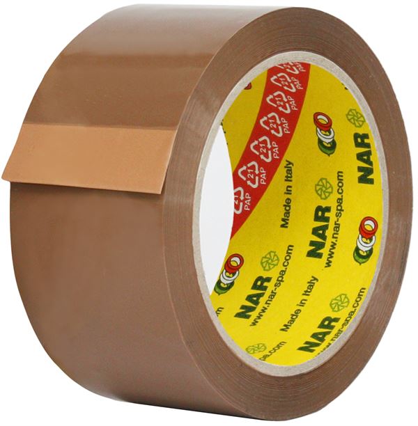 Bandă pentru ambalat, maron, 50mm x 66m, UA36 ! Nu răspundem pentru urme!, Z347001