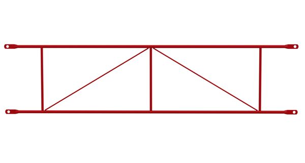 Balustradă dublă, modul, 32G, 2,50m, vopsită, 10kg, Z48132