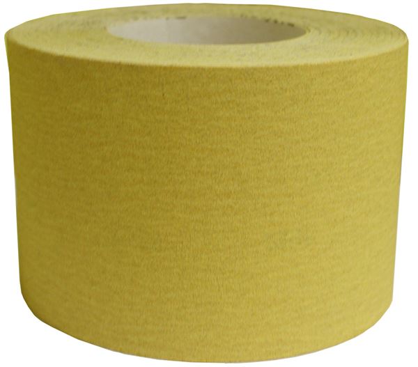 Schleifpapier gelb Körnung 120 115mm 50lfm/Rolle, Z542C7120LO